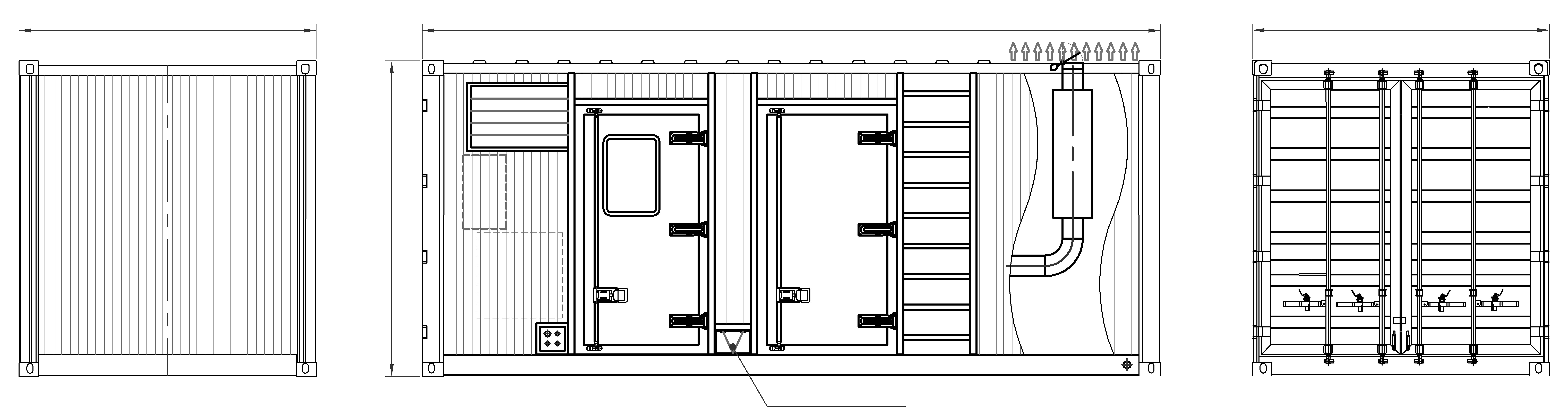 Контейнерная ДГУ 500 кВт Контейнерная ДЭС 500 кВт